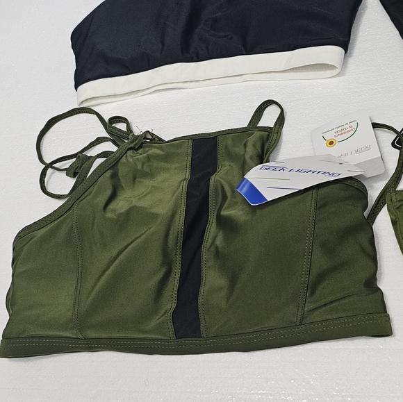 Womens Sz SMALL Sports Bra Swim Tops NWT - Picture 5 of 10